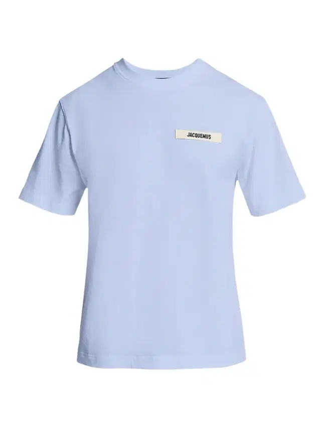 Jacquemus Men's Grosgrain Logo Cotton T-Shirt