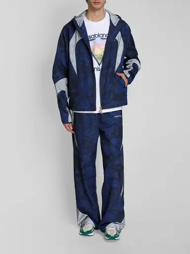 Casablanca Men's Printed Full-Zip Hooded Jacket | Thumbnail 2