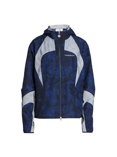Casablanca Men's Printed Full-Zip Hooded Jacket | Thumbnail 1