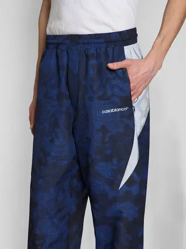 Casablanca Men's Printed Wide-Leg Track Pants | Thumbnail 5