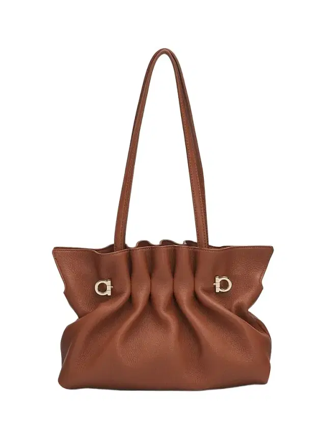 Ferragamo Women's Soft Grain Leather Shoulder Bag