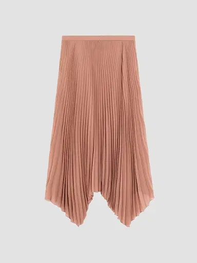 Valentino Women's Midi Skirt in Light Georgette | Thumbnail 2