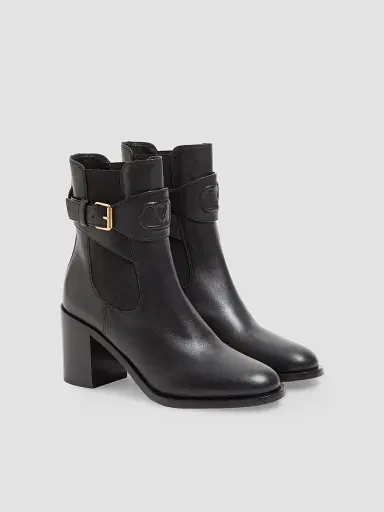 Valentino Women's VLogo 75MM Embossed Calfskin Ankle Boots | Thumbnail 2 Valentino Women's VLogo 75MM Embossed Calfskin Ankle Boots | Thumbnail 2