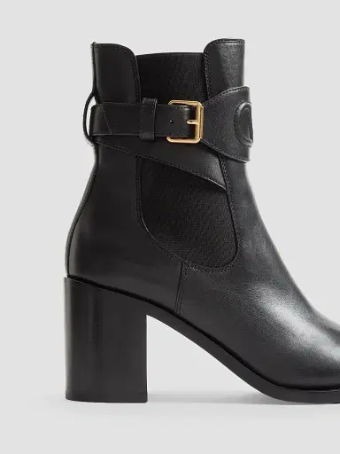 Valentino Women's VLogo 75MM Embossed Calfskin Ankle Boots | Thumbnail 6 Valentino Women's VLogo 75MM Embossed Calfskin Ankle Boots | Thumbnail 6