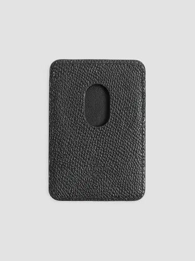 Valentino Men's VLogo Signature Magnetic Cardholder in Grainy Calfskin | Thumbnail 2