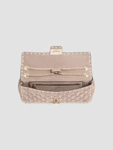 Valentino Women's Rockstud Spike Suede Medium Shoulder Bag | Thumbnail 5