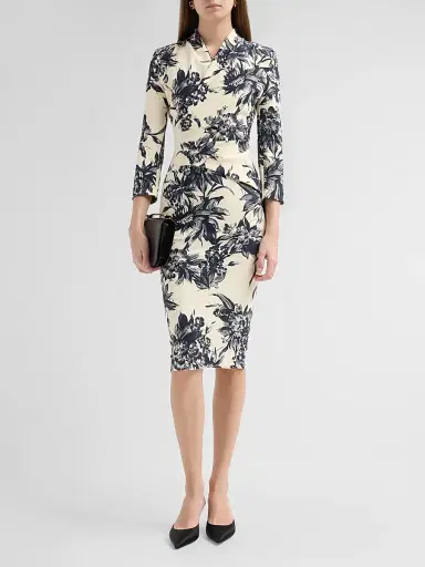 Chiara Boni La Petite Robe Women's Demei Floral Body-Con Dress | Thumbnail 2