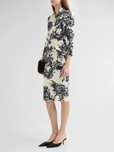 Chiara Boni La Petite Robe Women's Demei Floral Body-Con Dress | Thumbnail 4