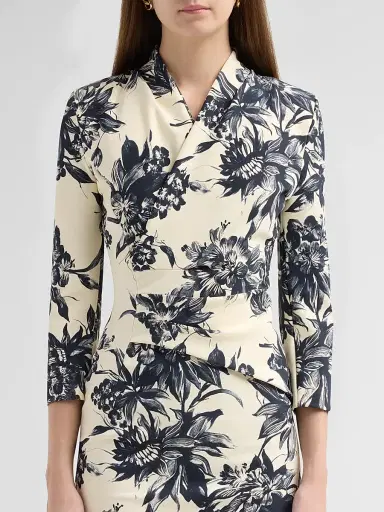 Chiara Boni La Petite Robe Women's Demei Floral Body-Con Dress | Thumbnail 5