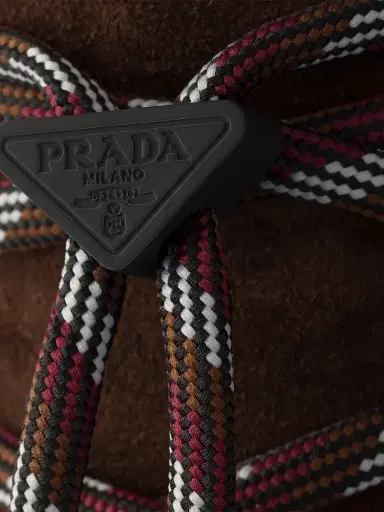 Prada Women's Suede Mules | Thumbnail 5 Prada Women's Suede Mules | Thumbnail 5