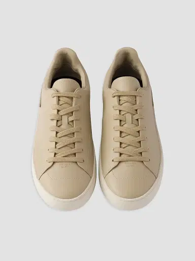 Prada Men's Court Leather Sneakers | Thumbnail 2
