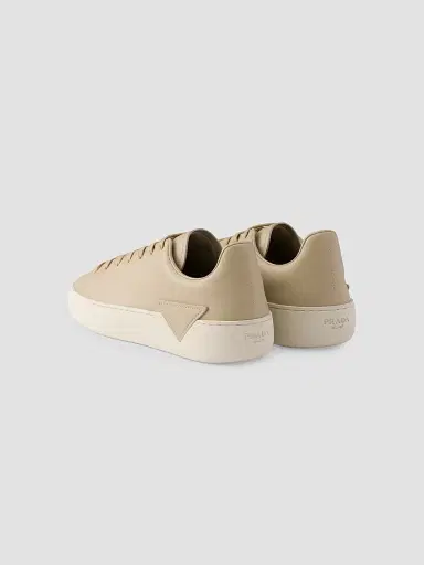 Prada Men's Court Leather Sneakers | Thumbnail 4