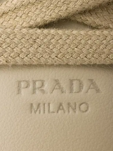 Prada Men's Court Leather Sneakers | Thumbnail 5