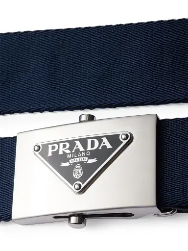 Prada Men's Woven Re-Nylon Belt | Thumbnail 3