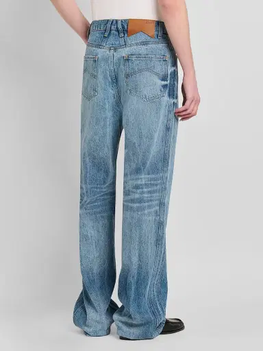 Rhude Men's 90S Traxedo Straight-Leg Jeans | Thumbnail 3