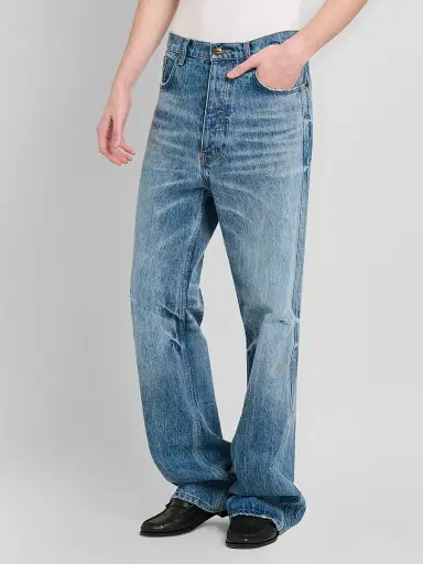 Rhude Men's 90S Traxedo Straight-Leg Jeans | Thumbnail 4