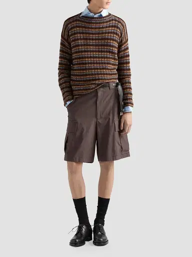 Prada Men's Cotton Bermudas | Thumbnail 2