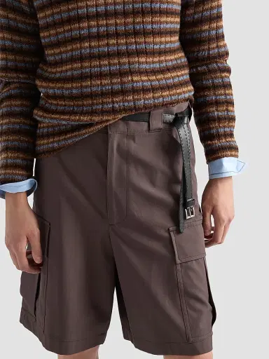Prada Men's Cotton Bermudas | Thumbnail 4