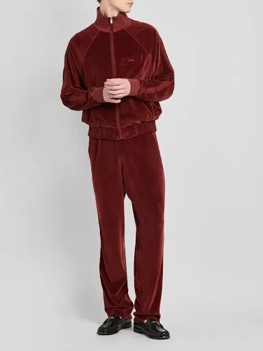 Rhude Men's Trofeo Velour Track Pants | Thumbnail 2