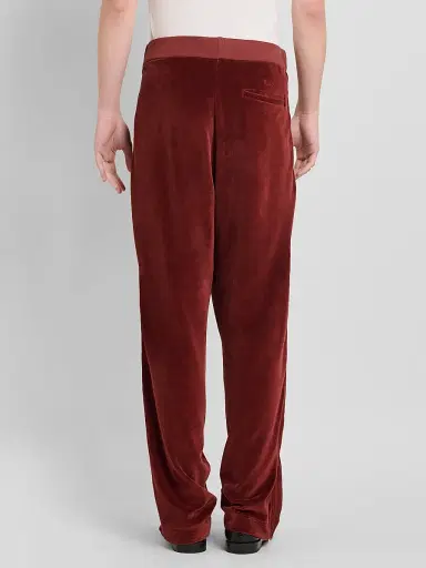Rhude Men's Trofeo Velour Track Pants | Thumbnail 3