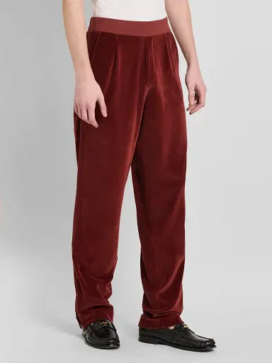Rhude Men's Trofeo Velour Track Pants | Thumbnail 4