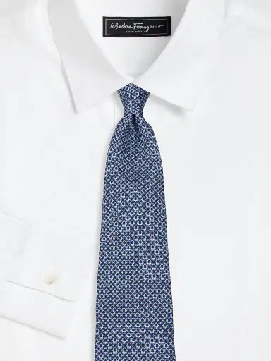 Ferragamo Men's Gancini Silk Tie | Thumbnail 2