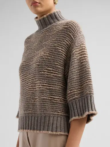 Fabiana Filippi Women's Virgin Wool-Blend Turtleneck Sweater | Thumbnail 5 Fabiana Filippi Women's Virgin Wool-Blend Turtleneck Sweater | Thumbnail 5