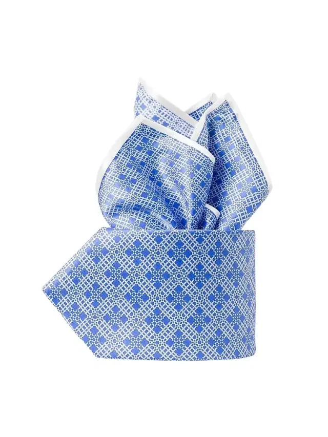 Stefano Ricci Men's Luxury Hand Printed Silk Tie Set
