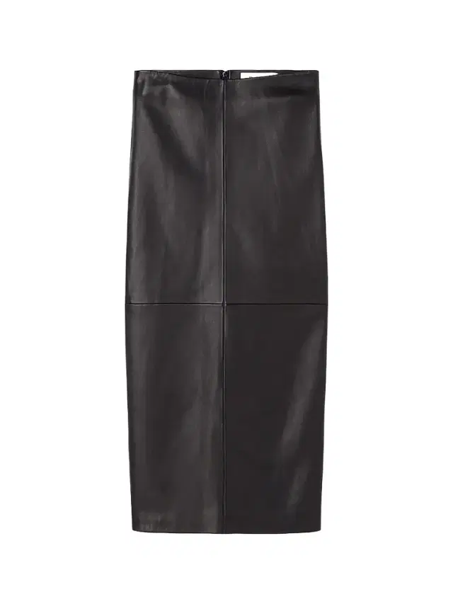 Women's Leather Pencil Midi Skirt
