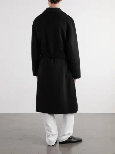 TOTEME Belted Wool Coat - Men | Thumbnail 4