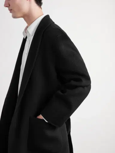 TOTEME Belted Wool Coat - Men | Thumbnail 5