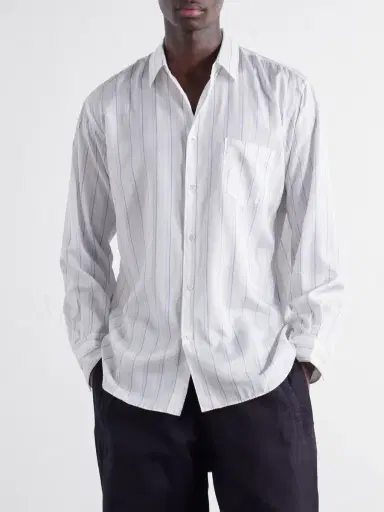 Comme des Garçons SHIRT Striped Satin Shirt - Men | Thumbnail 3 Comme des Garçons SHIRT Striped Satin Shirt - Men | Thumbnail 3