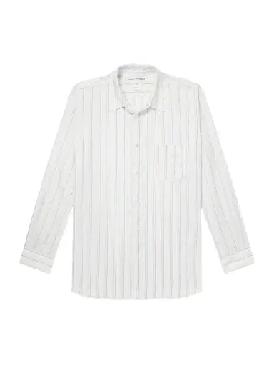 Comme des Garçons SHIRT Striped Satin Shirt - Men | Thumbnail 1 Comme des Garçons SHIRT Striped Satin Shirt - Men | Thumbnail 1