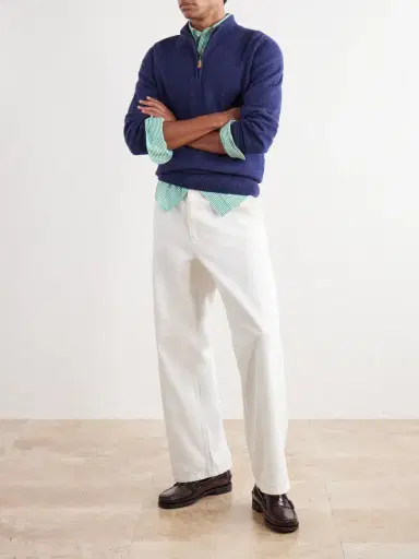 William Lockie Wool Half-Zip Sweater - Men | Thumbnail 2 William Lockie Wool Half-Zip Sweater - Men | Thumbnail 2
