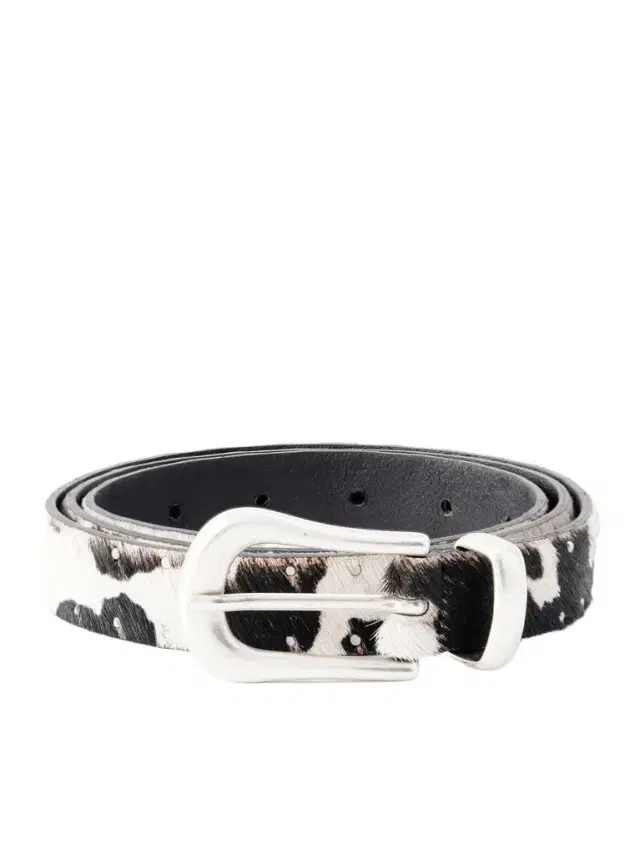 Second/Layer The Doc 2cm Studded Calf Hair Belt - Men