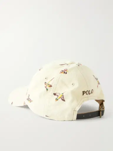 Polo Ralph Lauren Leather-Trimmed Embroidered Cotton-Corduroy Cap - Men | Thumbnail 4 Polo Ralph Lauren Leather-Trimmed Embroidered Cotton-Corduroy Cap - Men | Thumbnail 4