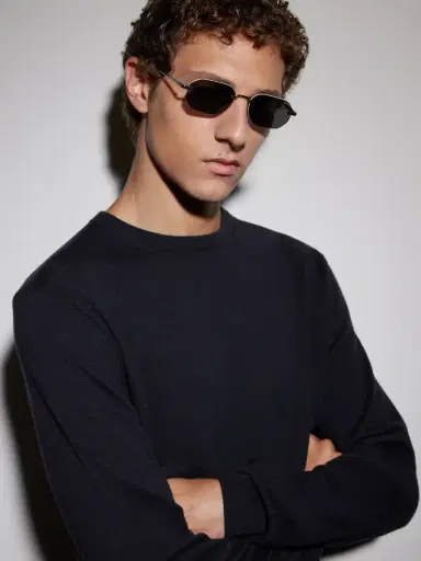 DIOR Eyewear DiorBlackSuit S19U Square-Frame Silver-Tone Sunglasses - Men | Thumbnail 2