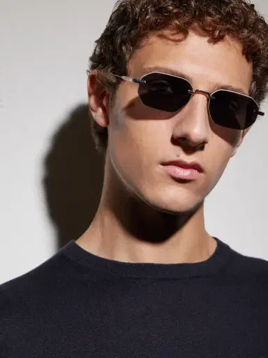 DIOR Eyewear DiorBlackSuit S19U Square-Frame Silver-Tone Sunglasses - Men | Thumbnail 5