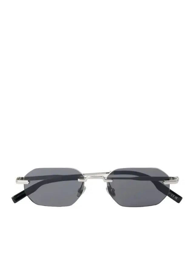 DIOR Eyewear DiorBlackSuit S19U Square-Frame Silver-Tone Sunglasses - Men