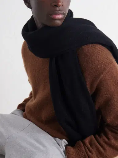The Elder Statesman Cashmere Scarf - Men | Thumbnail 3 The Elder Statesman Cashmere Scarf - Men | Thumbnail 3