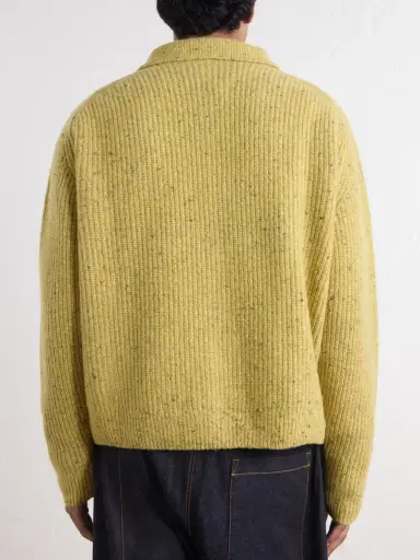 SAGE NATION Wiral Ribbed-Knit Wool Cardigan - Men | Thumbnail 4