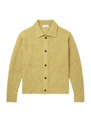 SAGE NATION Wiral Ribbed-Knit Wool Cardigan - Men | Thumbnail 1