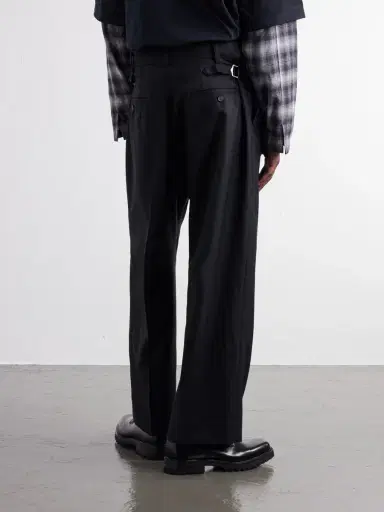 COMME des GARCONS HOMME Wide-Leg Pleated Wool Trousers - Men | Thumbnail 4 COMME des GARCONS HOMME Wide-Leg Pleated Wool Trousers - Men | Thumbnail 4