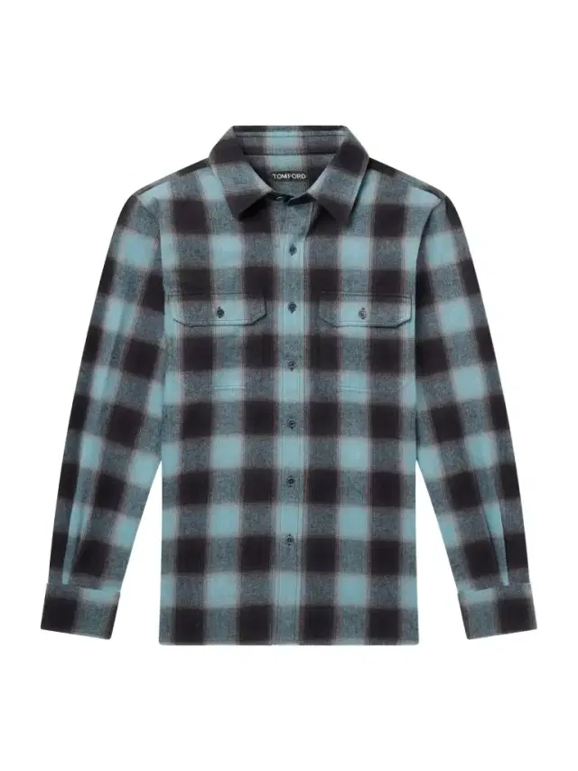 Tom Ford Checked Cotton-Flannel Shirt - Men