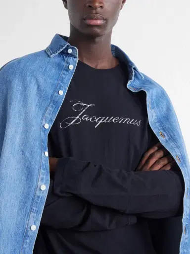 Jacquemus Logo-Printed Cotton and Hemp-Blend Jersey T-Shirt - Men | Thumbnail 5 Jacquemus Logo-Printed Cotton and Hemp-Blend Jersey T-Shirt - Men | Thumbnail 5