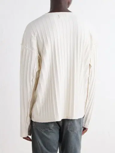 mfpen Ribbed Cotton-Jersey T-Shirt - Men | Thumbnail 4 mfpen Ribbed Cotton-Jersey T-Shirt - Men | Thumbnail 4