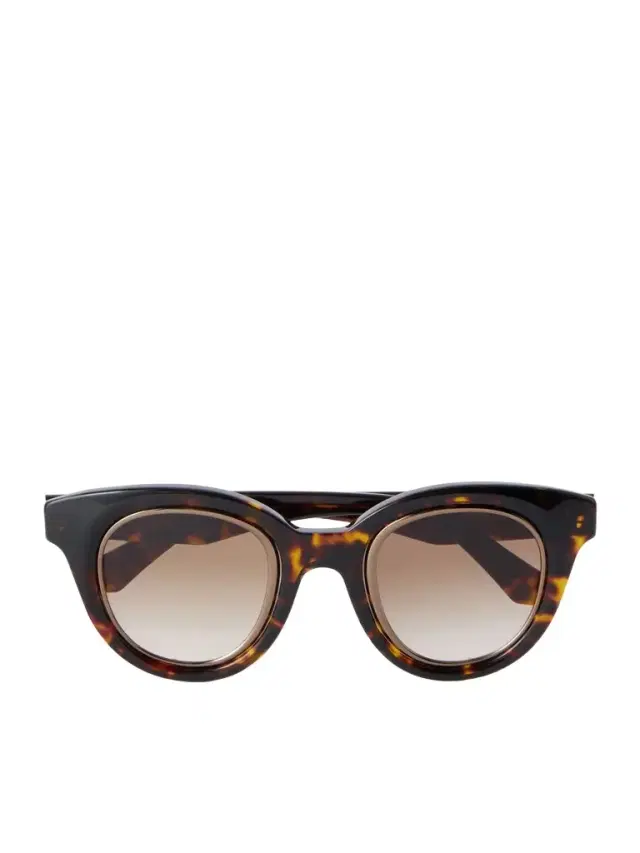 Loewe Anagram Havana Round-Frame Tortoiseshell Acetate Sunglasses - Men