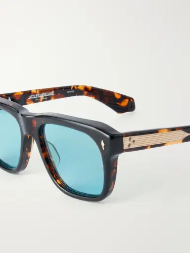 Jacques Marie Mage Yves Rectangle-Style Acetate Sunglasses - Men | Thumbnail 3