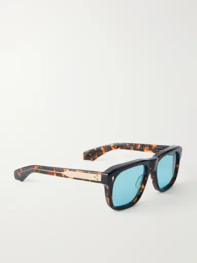 Jacques Marie Mage Yves Rectangle-Style Acetate Sunglasses - Men | Thumbnail 4
