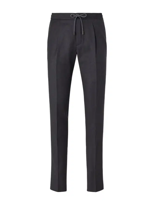 Slowear Tapered Wool Drawstring Trousers - Men